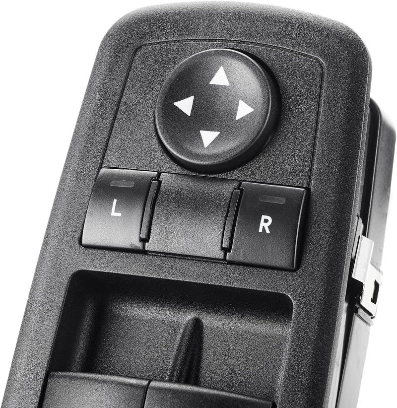 SOAESCN Master Power Window Switch Driver Side 2013-2015 Ram 1500 2500 3500 4500 5500, 2012-2020 Dodge Grand Caravan, 2012-2016 Chrysle Town Country Door Lock Switch Control 68110866AA, 68110866AB 3+9 Pin - Image 1